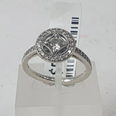 LADIES PANDORA SILVER CZ RING 3.3GMS Ring Size L / 6 US